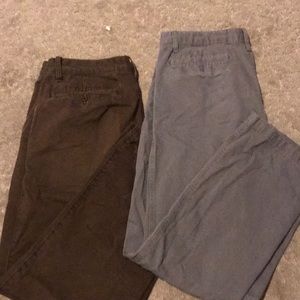 Eddie Bauer classic fit legend wash pants two for one
